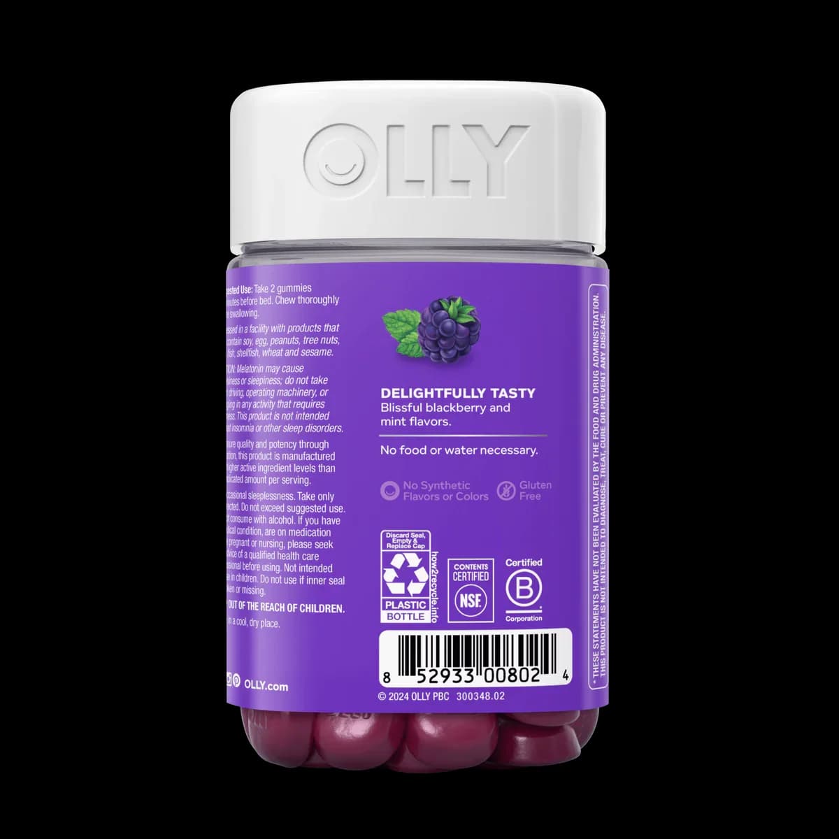 OLLY Sleep Gummies (Blackberry Zen)
